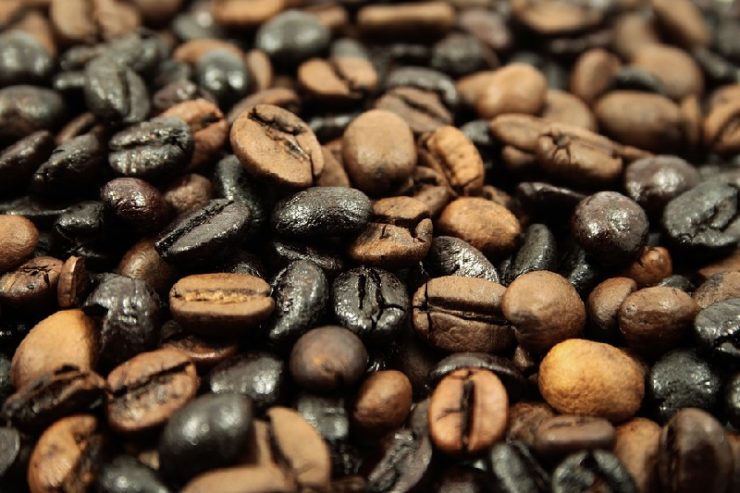 gemischte Kaffeebohnen